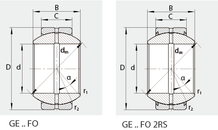 GE-FO and GE-FO 2RS