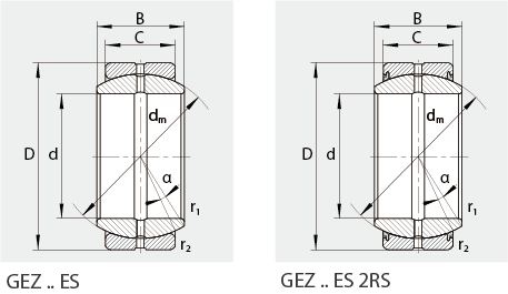 GEZ-ES and GEZ-ES 2RS diagram