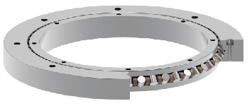 Crossed roller bearings for high rigidity